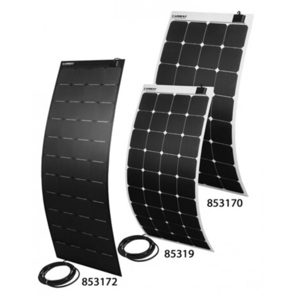 PANNEAU SOLAIRE SOUPLE SUNPOWER HPFLEX TEDLAR NOIR POUR BATEAU ET Camping Car 142w Energie Mobile